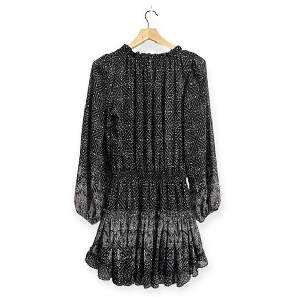 MISA Los Angeles Lorena Dress Black Print, Size XS - Picture 15 of 16